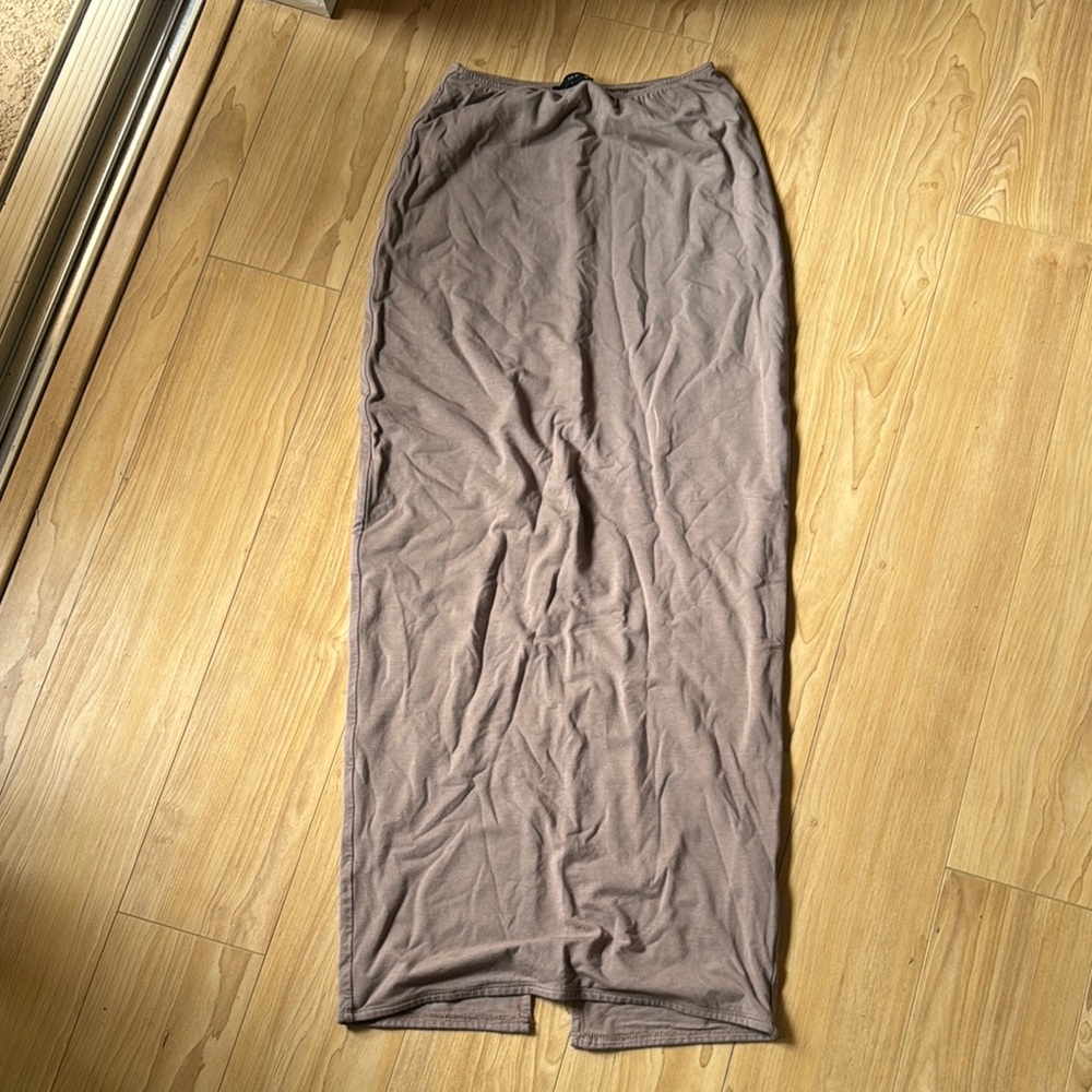 TROIS Brown Maxi Skirt